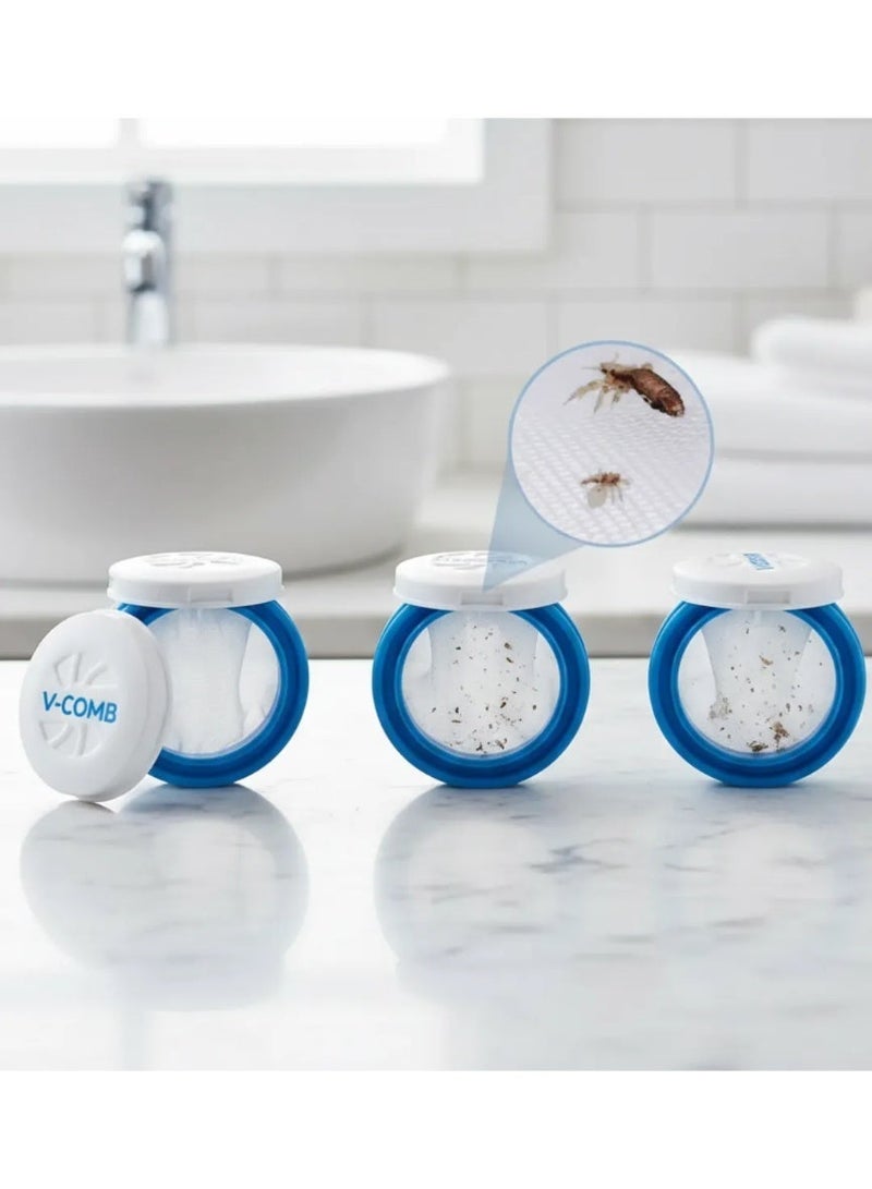 في كومب فلاتر التقاط القمل يعمل مع جهاز التخلص من القمل في -كومب موديل 6 قطع - Image 5