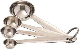 Browne Foodservice Browne Foodservice Browne Set of 4 Extra-Heavy Stainless Steel Measuring Spoons  - Image 1