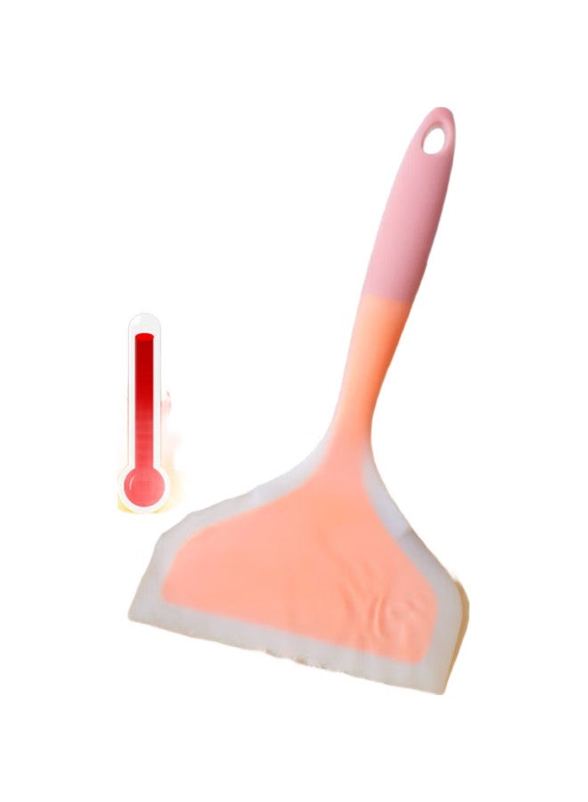 BAIJIE Silicone Spatula, Non-Stick Pan Specific Spatula, Kitchen Utensil, Cooking Spatula, Flat Bottom Pan, Frying Pan, Tamagoyaki Spatula, Pancake Tool - Image 3