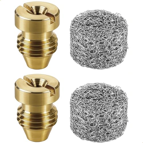 KAEZDD 2 Pieces 1.1 mm Foam Cannon Orifice Nozzle and 2 Pieces Foam Maker, Universal Thread Tips for Snow Foam Lance - Image 1