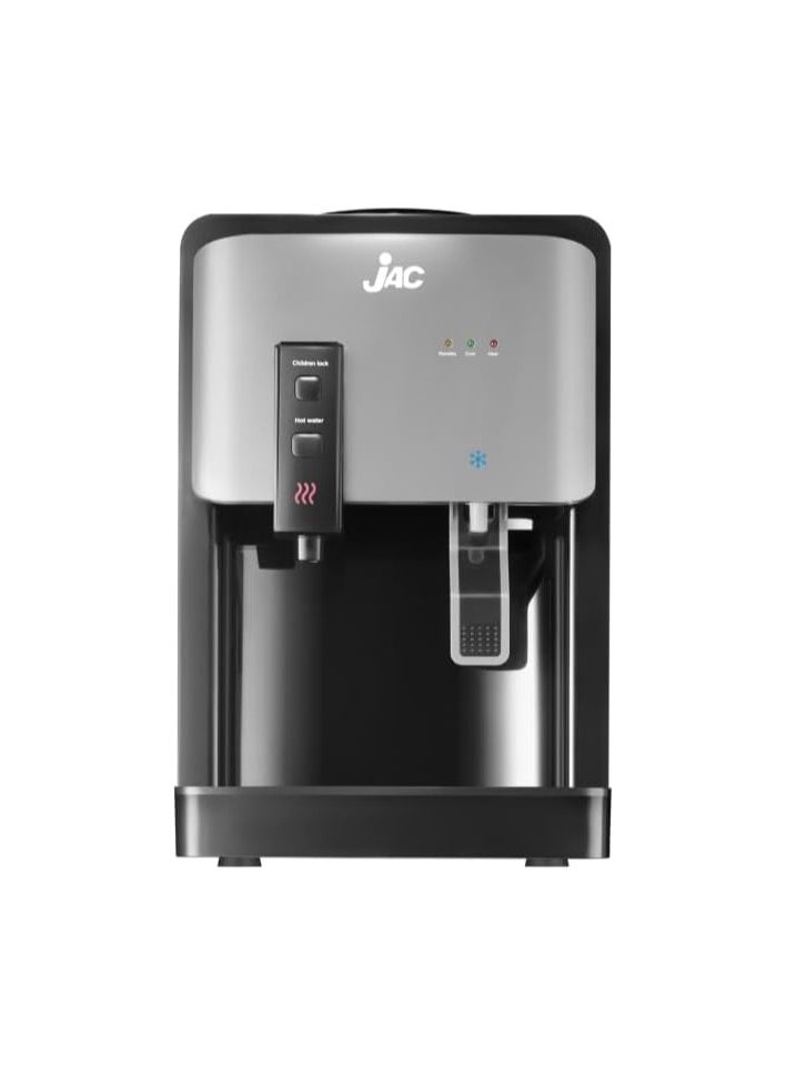 Jac - jac water dispenser desktop 2 taps cold and hot silver and black - Image 1
