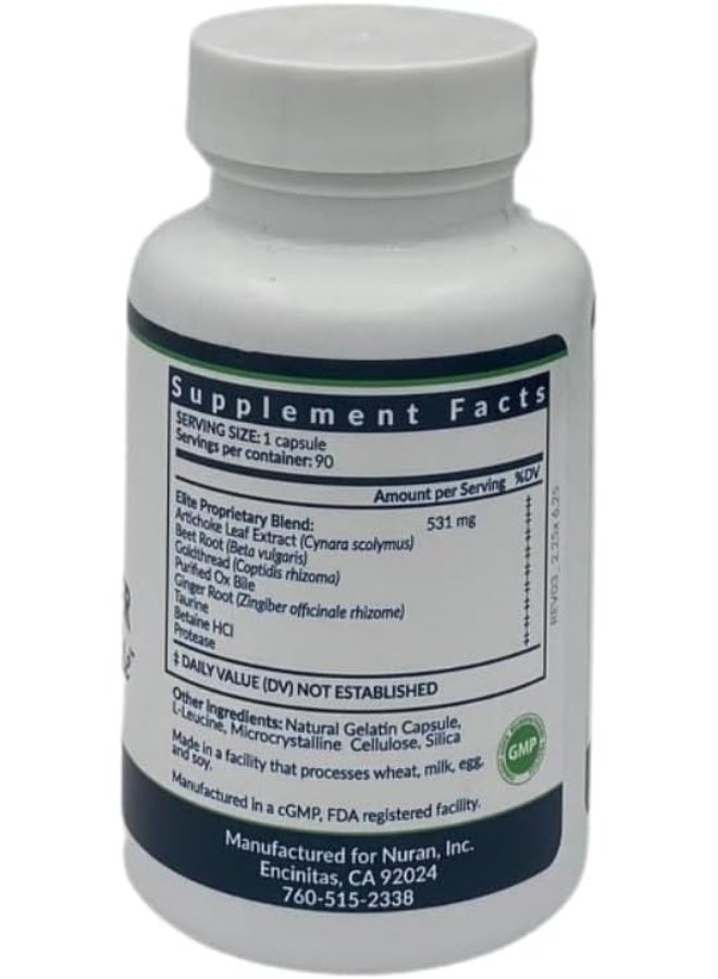 GOODAPPLE NUTRITIONALS Gallbladder Formula Elite with Purified Bile Salts - Image 2
