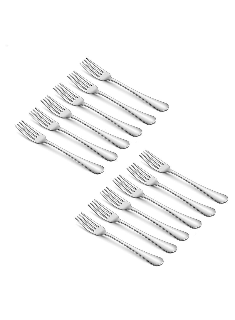BLACKSTONE Set of 12 Premium Stainless Steel Tea Forks - 15cm  - Image 1