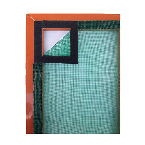 SAI PRASEEDA Mosquito Net for Window with Fiber Glass 4/3feet(120/90cm) 47/35Incheses 1 Year Guarantee Already Stitched with Net(Green Color) 200GSM - Image 2