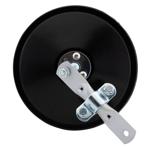 Grote 28042 Black 5" Round Clamp-On Spot Mirror with Arm Assembly - Image 2