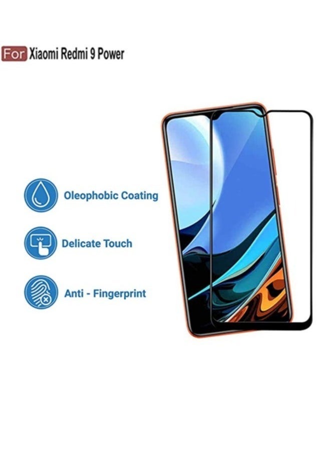 Raxoom Xiaomi Redmi 9 / Redmi 9A / Redmi 9C / Poco C3 Screen Protector Glass Tempered Full Glue Screen Guard - Image 2