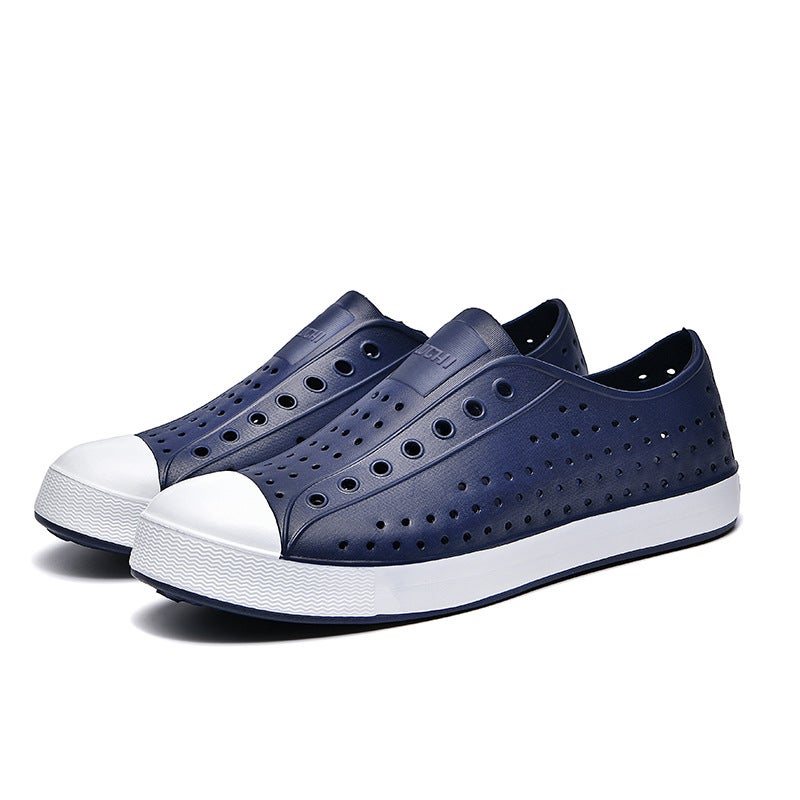 New Cave Shoes Men And Women Couple Summer Personality Hollow Casual Sandals Seaside Wading Beach Shoes - Image 1