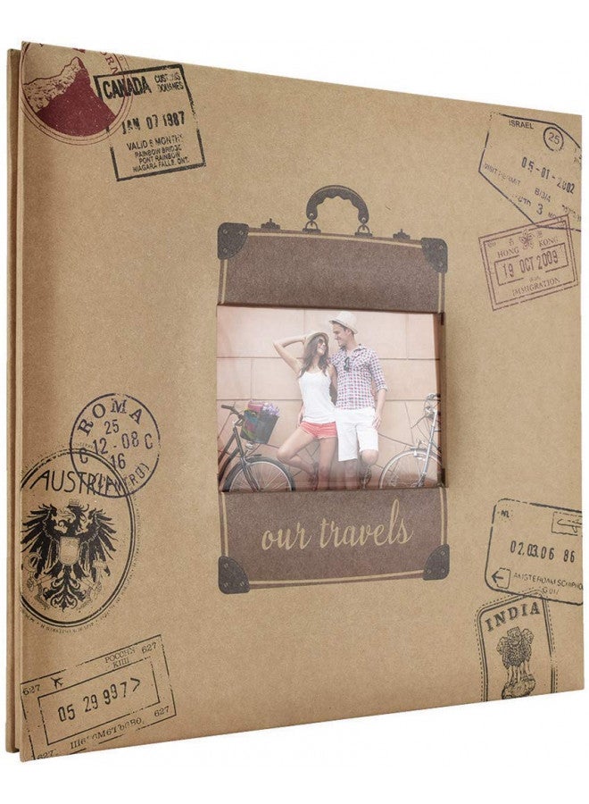 MCS Expandable 10-Page Scrapbook Album with 12 x 12 Inch Pages, 13.5 x 12.5 Inch, Travel - Image 2