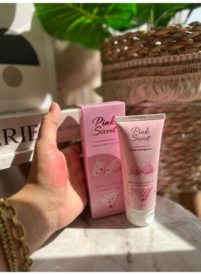 كريم بينك سيكرت (Pink Secret) لتوريد وتفتيح المناطق الحساسة والشفايف – عناية فائقة، ترطيب عميق، وتوحيد لون البشرة – 100 مل - Image 5