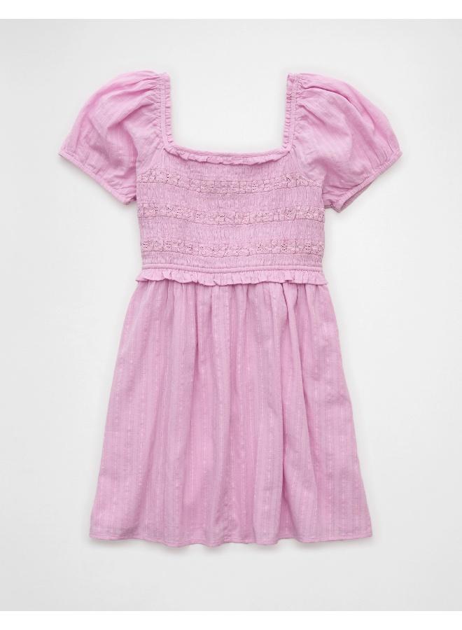 American Eagle Smocked Bodice Mini Dress - Image 2