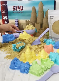HASSM Magic Sand for Kids, Self-Adhesive, Moldable, Never Drys Out - Fun for Kids to Refill Sensory Sandbox Toys, Perfect for Shaping, Squeezing, Scooping, Rolling, and Molding  - Image 1