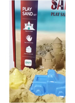HASSM Magic Sand for Kids, Self-Adhesive, Moldable, Never Drys Out - Fun for Kids to Refill Sensory Sandbox Toys, Perfect for Shaping, Squeezing, Scooping, Rolling, and Molding  - Image 2