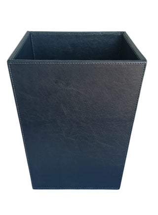 Pearl Coast Classic Leather Trash Cans Waste Paper Basket, Storage Bin for Bathroom, Kitchen, Office and High Class Hotel (BLUE) 28x18 cm - pzsku/Z079FB16F025F17F6CF27Z/45/_/1737112997/ca0cf28f-66f2-47cd-8155-b7258c91ac89