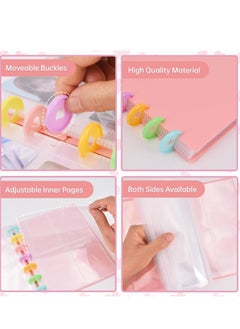 SYOSI Kpop Photocard Binder 3 Inch Photocard Holder Book Sleeves with 30Pcs Inner Pages A5 Idol Business Card Collect 2×3 Polaroid Photo Album  - Image 3