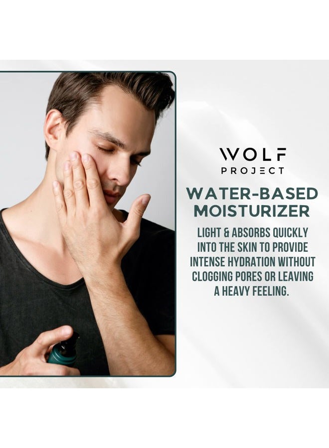 The Wolf Project Wolf Project Advanced Skin Care Face Moisturizer Gel Cream, Anti Aging Face Gel Serum with Hyaluronic Acid, Bamboo Water, Tea Tree Leaf, Ginger Root, Ginseng - For All Skin Types, 3.38 oz - Image 2