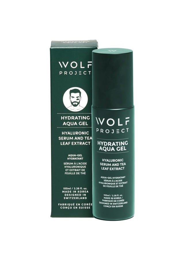 The Wolf Project Wolf Project Advanced Skin Care Face Moisturizer Gel Cream, Anti Aging Face Gel Serum with Hyaluronic Acid, Bamboo Water, Tea Tree Leaf, Ginger Root, Ginseng - For All Skin Types, 3.38 oz - Image 1