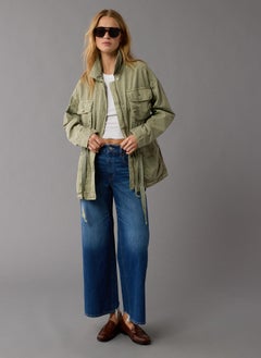 American Eagle Utility Parka Pocket Detail Jacket  - Image 3