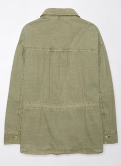 American Eagle Utility Parka Pocket Detail Jacket  - Image 5