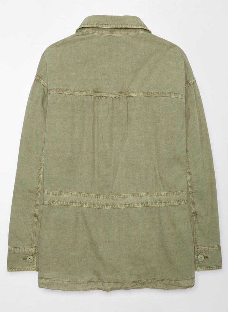 American Eagle - Utility Parka Pocket Detail Jacket - Image 1