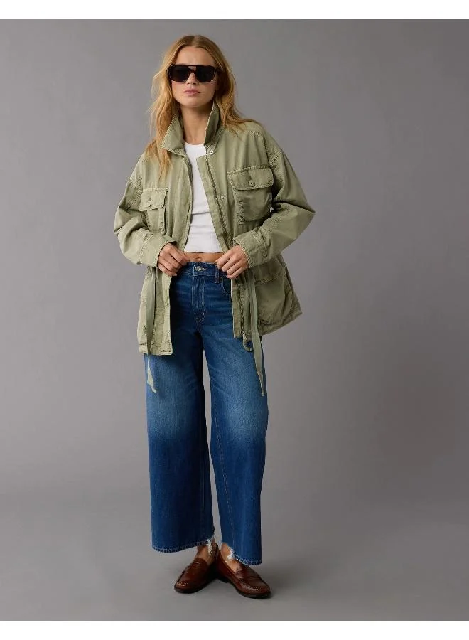 American Eagle Utility Parka Pocket Detail Jacket