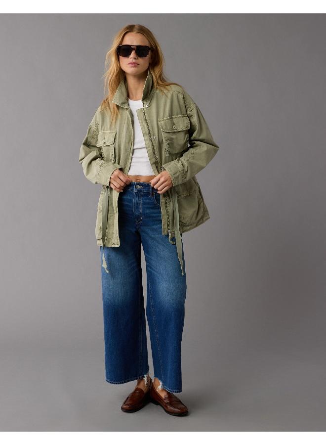American Eagle Utility Parka Pocket Detail Jacket - Image 5