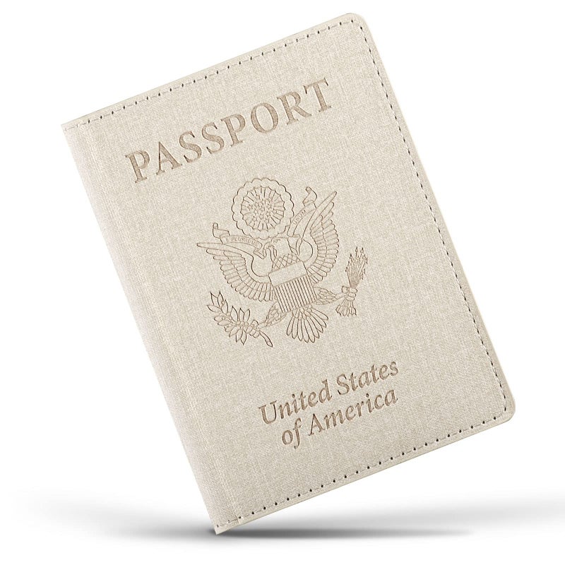 Vidivici Passport Holder,Travel Essentials,Travel Gifts(Off White) - Image 2