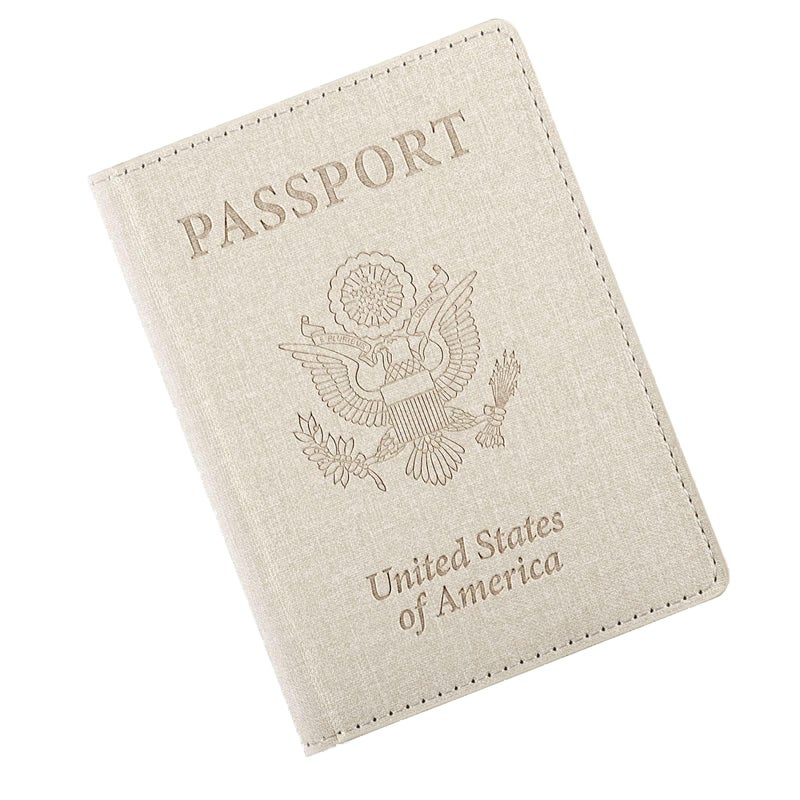 Vidivici Passport Holder,Travel Essentials,Travel Gifts(Off White) - Image 1