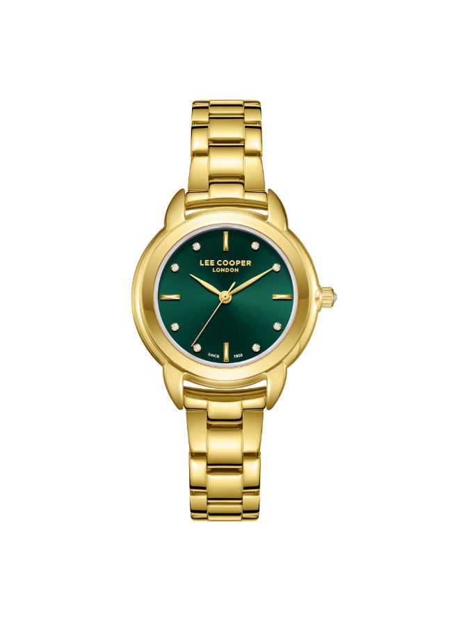 لي كوبر ساعة يد نسائية معدنية بعقارب . -  مم - Image 1
