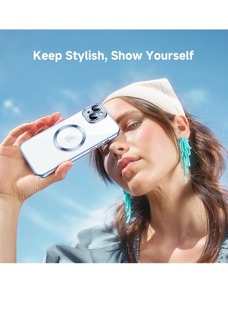 ELTRAZONE iPhone 15 Blue Cover – Military Grade Drop Protection, Camera Lens Guard, TOP N56 Magnets, MagSafe Ready - Image 5