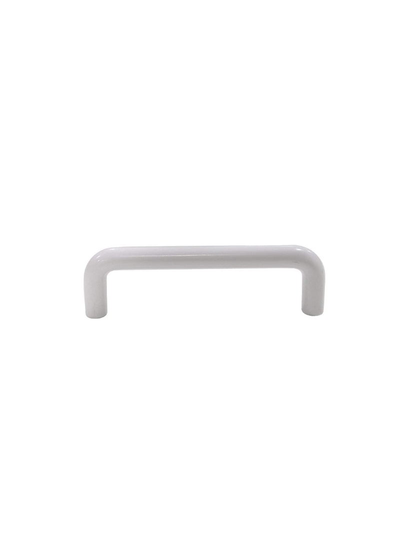 ROBUSTLINE Robustline White Plastic Cabinet Hardware Handle Pull 10 Pcs ( 96 mm )  - Image 3