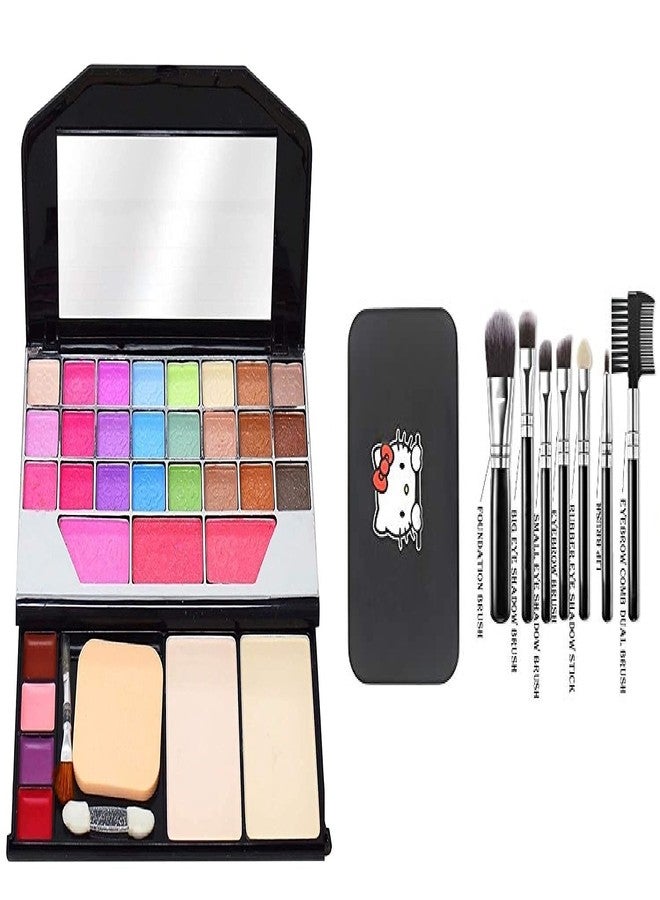 PROTYA PRO TYA Makeup Kit For Girls + Hello Kitty 7 pcs Makeup Brushes For Girls (6155 + HK) - Image 2