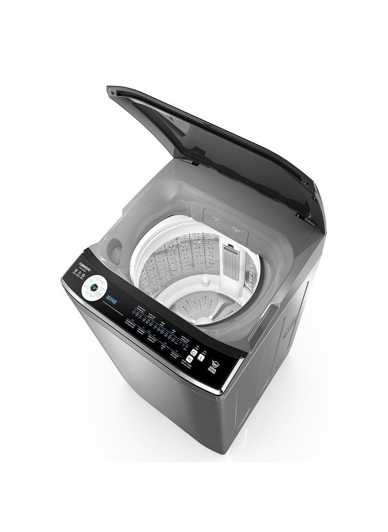 TORNADO - Washing Machine Top Automatic 11 Kg, Pump, Silver TWE-TLN11RSL - Image 1