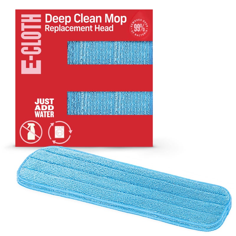 ECloth Deep Clean Replacement Microfiber New Version Damp Mop Head2 Pack