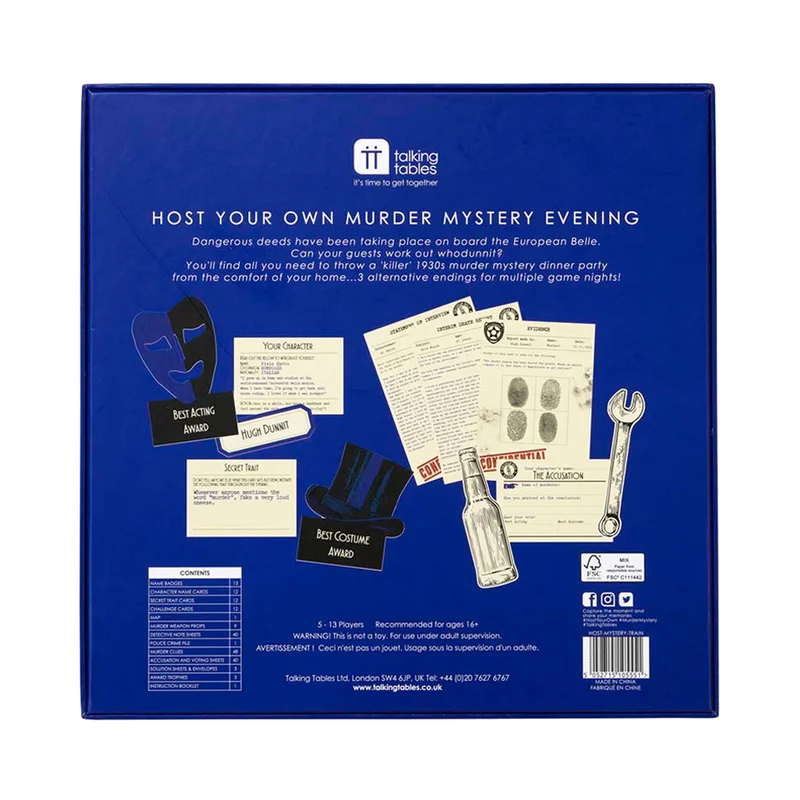 توكينج تيبلز استضف ليلتك الغامضة على متن القطار