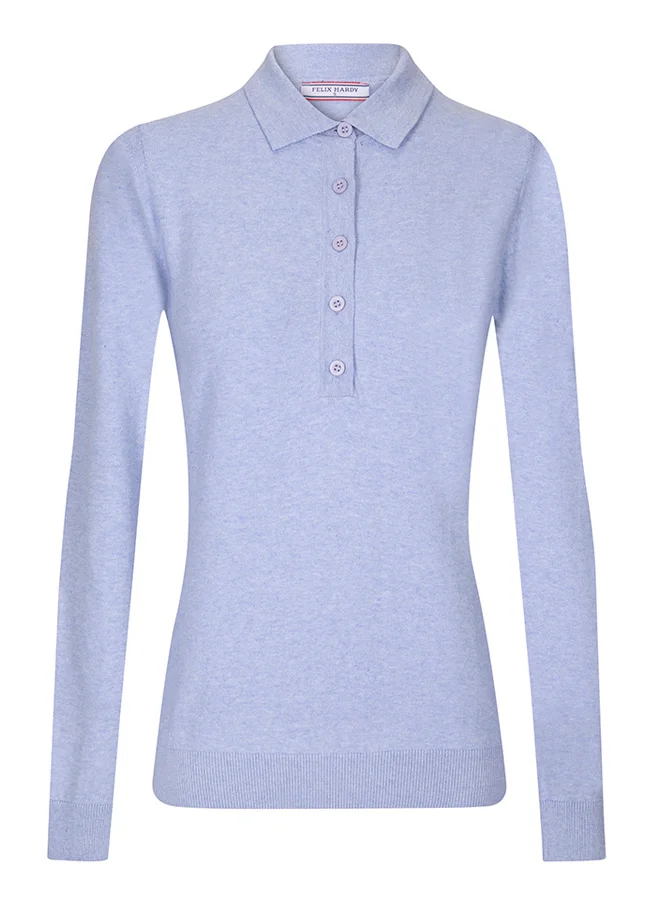 FELIX HARDY Polo Neck Buttoned Pullover
