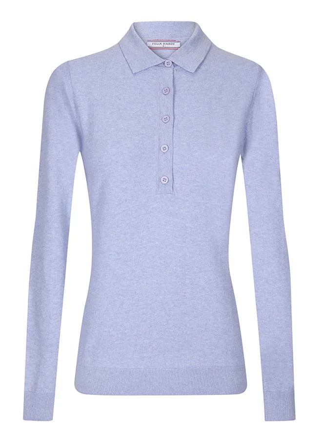 FELIX HARDY Polo Neck Buttoned Pullover