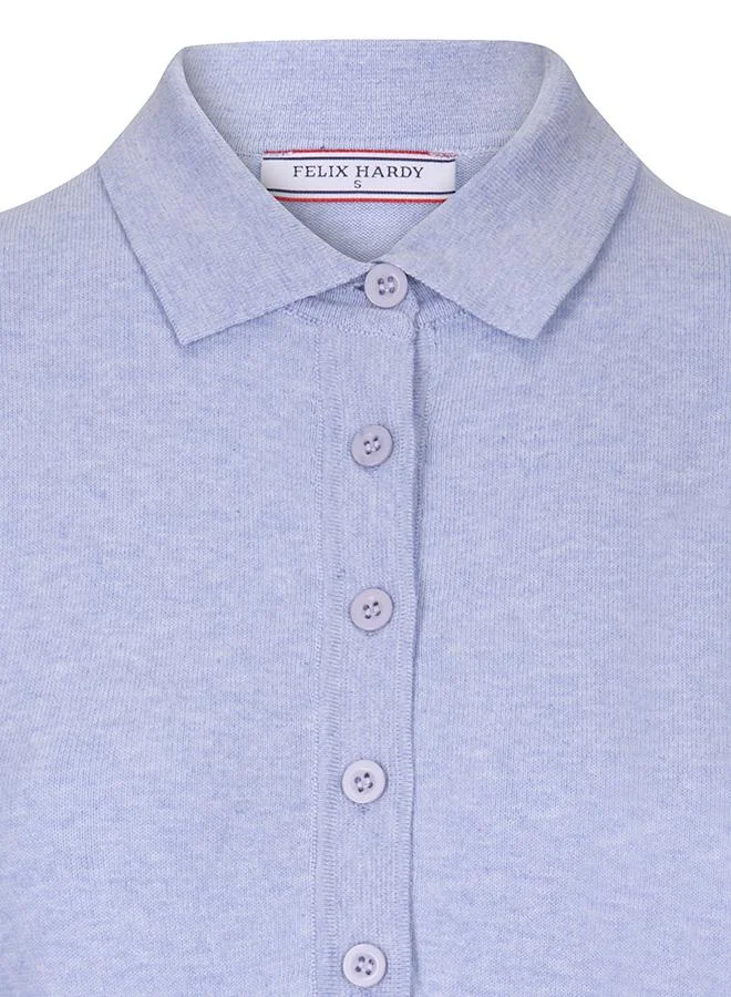 FELIX HARDY Polo Neck Buttoned Pullover