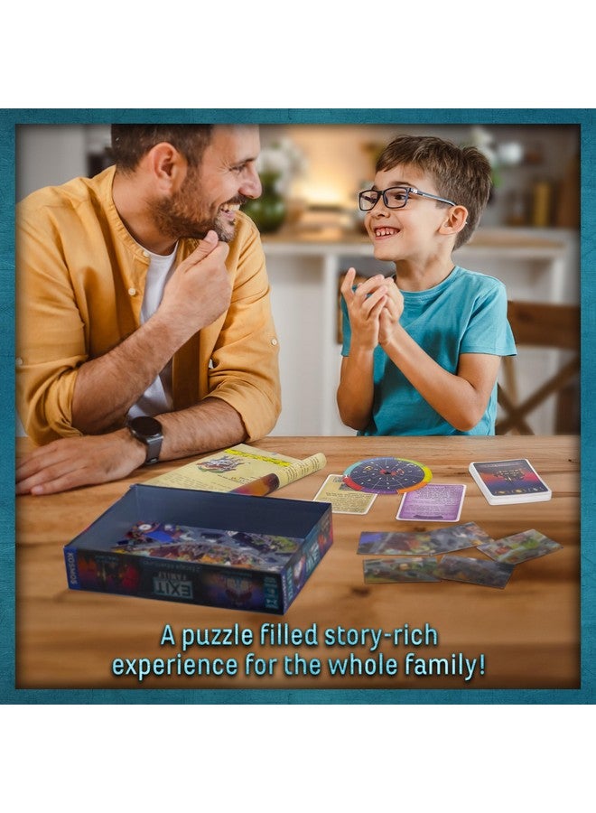 Thames & Kosmos EXIT: اللعبة - عائلية - 2 مغامرات هروب، غرفة هروب في المنزل، لعبة تعاونية، نشاط عائلي، ألغاز ذهنية، 2-4 لاعبين - Image 5