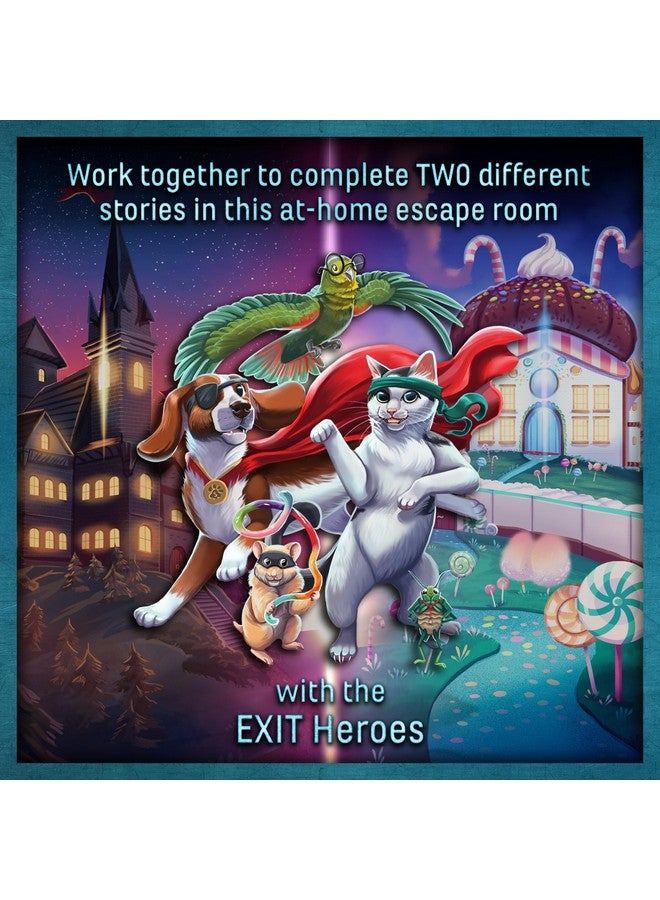 Thames & Kosmos EXIT: اللعبة - عائلية - 2 مغامرات هروب، غرفة هروب في المنزل، لعبة تعاونية، نشاط عائلي، ألغاز ذهنية، 2-4 لاعبين - Image 2