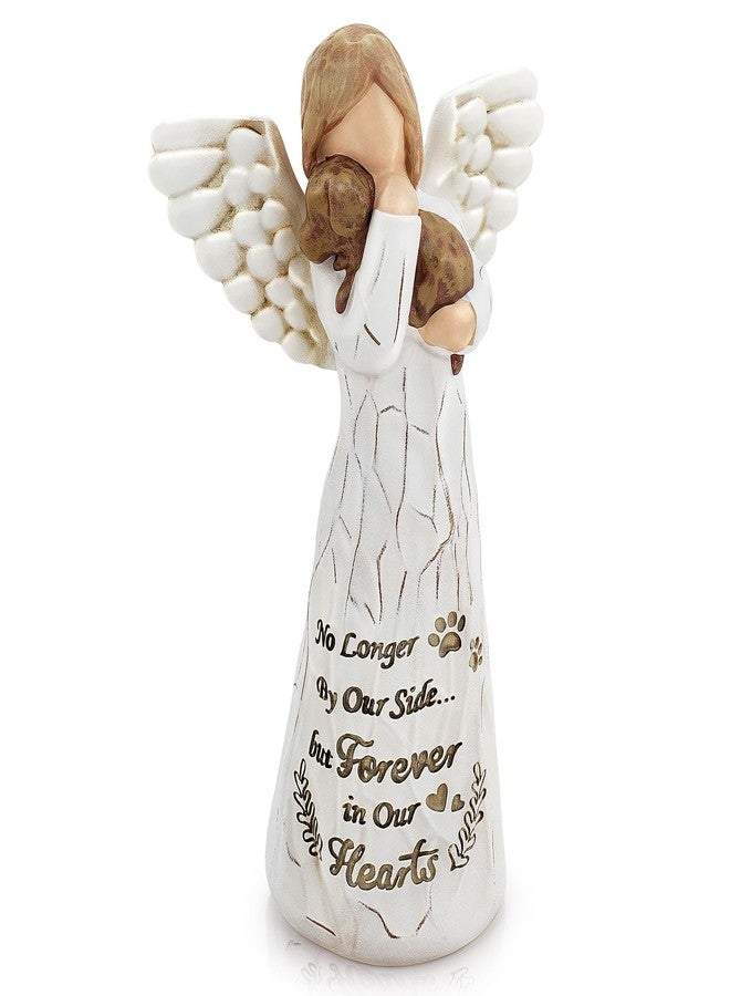 Fighting to Achieve Dogs Memorial Gift for Loss of Dog, Pet Memorial Gifts for Dogs, Pet Loss Sympathy Gifts, Angel and Dog Figure, Pets Remembrance Figure, Sculpted Hand-Painted Statue, Christmas Gifts for Pets Lovers - Image 1