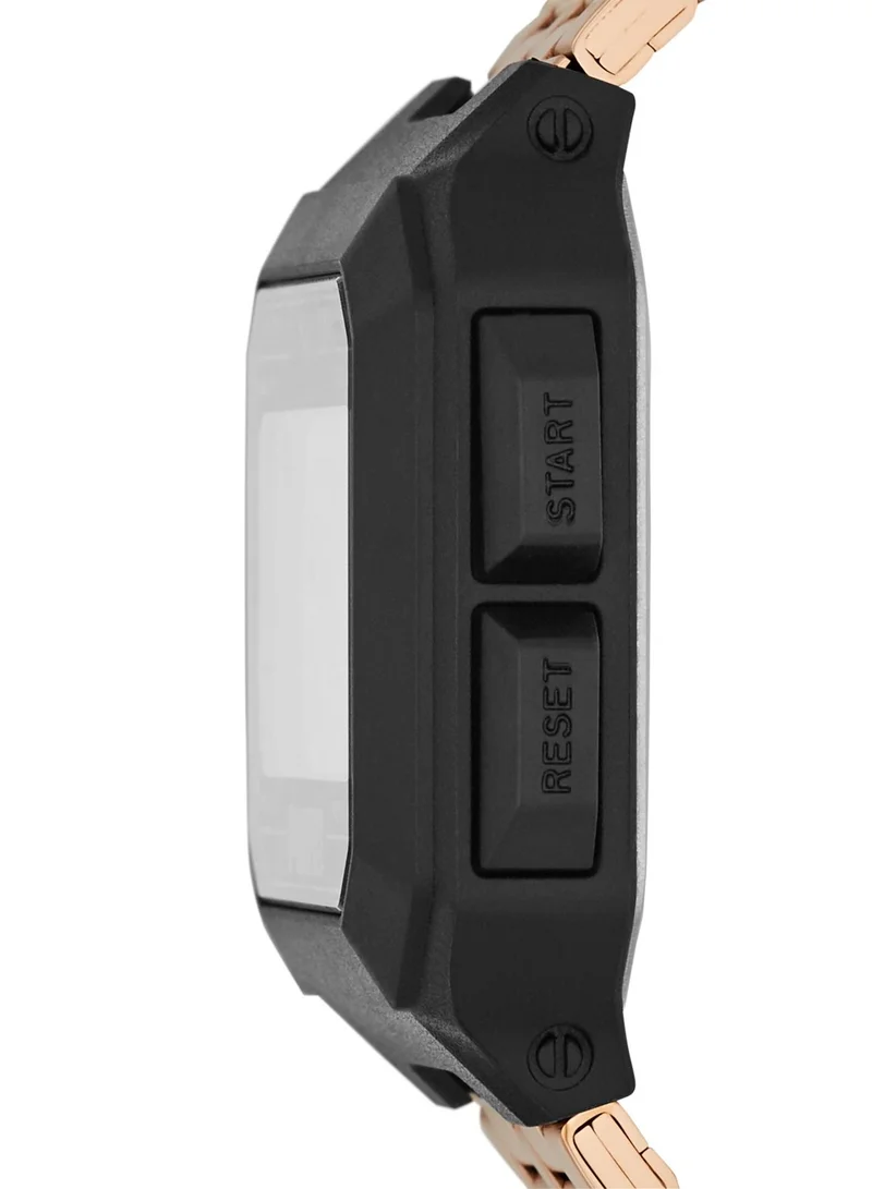 PUMA Digital Quartz Watch for Women With Rose Gold Stainless Steel Band- 5 ATM - PU P5035