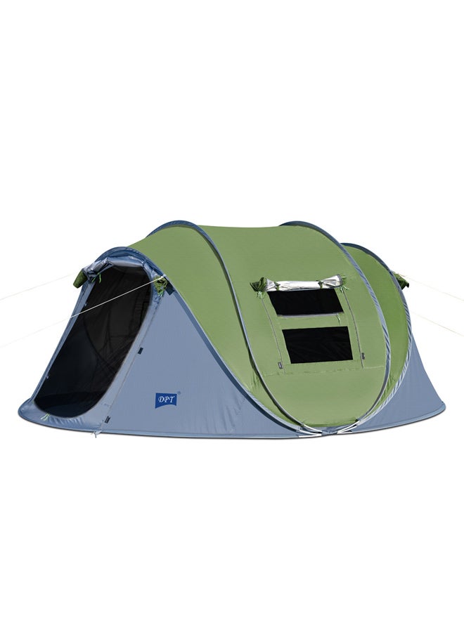 DPT Nylon spontaneous overnight tent,  Inflatable Tent, Green*Gray, Size280*210*120 Cm - Image 1
