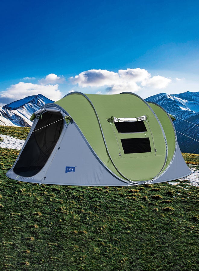 DPT Nylon spontaneous overnight tent,  Inflatable Tent, Green*Gray, Size280*210*120 Cm - Image 2