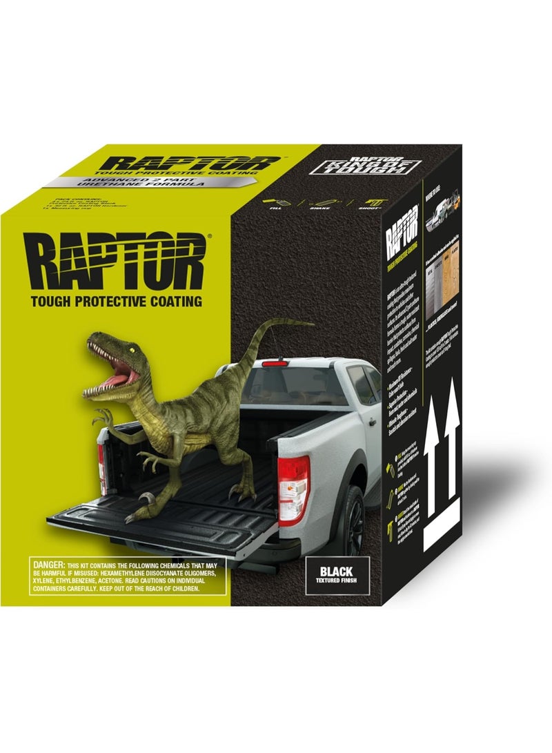 U-POL Products 0820 Raptor Black Truck Bed Liner Kit - 4 Liter - Image 1