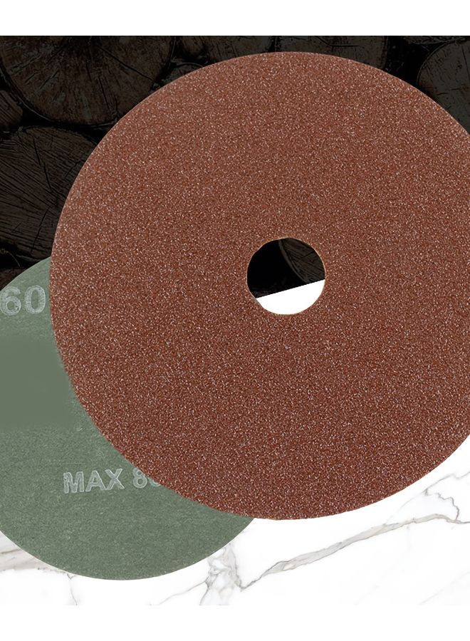 5 Inch Sanding Discs 40 Grit Round Abrasive Discs For Angle Grinder Metal Polishing - Image 4