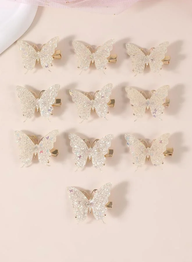 Take Two Pack of 10 - Butterfly Hair Clips