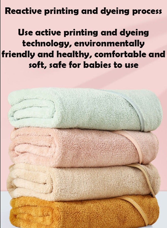 Extra Soft Baby Hooded Coral Fleece Bath Towel with Cute Kitty Design – Cozy and Adorable Bath Towel for Infants and Toddlers, Perfect for Bath Time, Beach Trips, and Gifts - Image 5