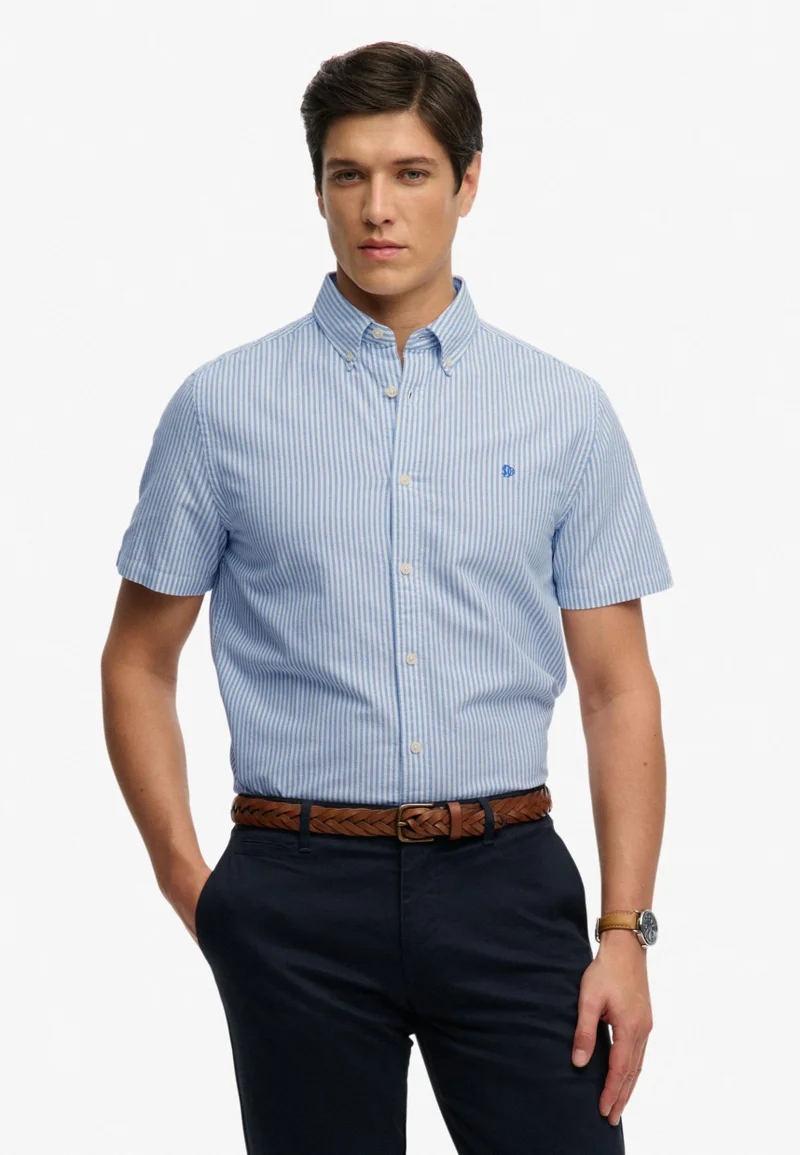 سوبر دراي Preppy Oxford Short Sleeve Shirt