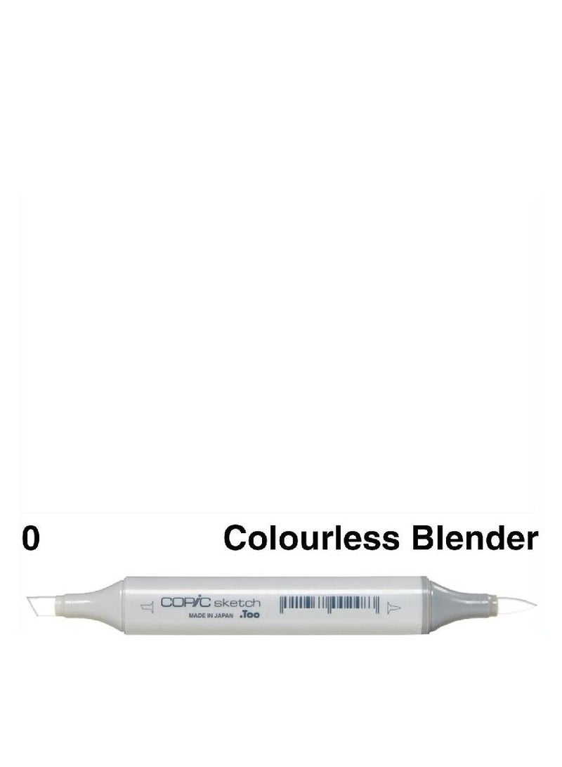 Sketch Blender Graphic Art Marker Colorless Twin Tip