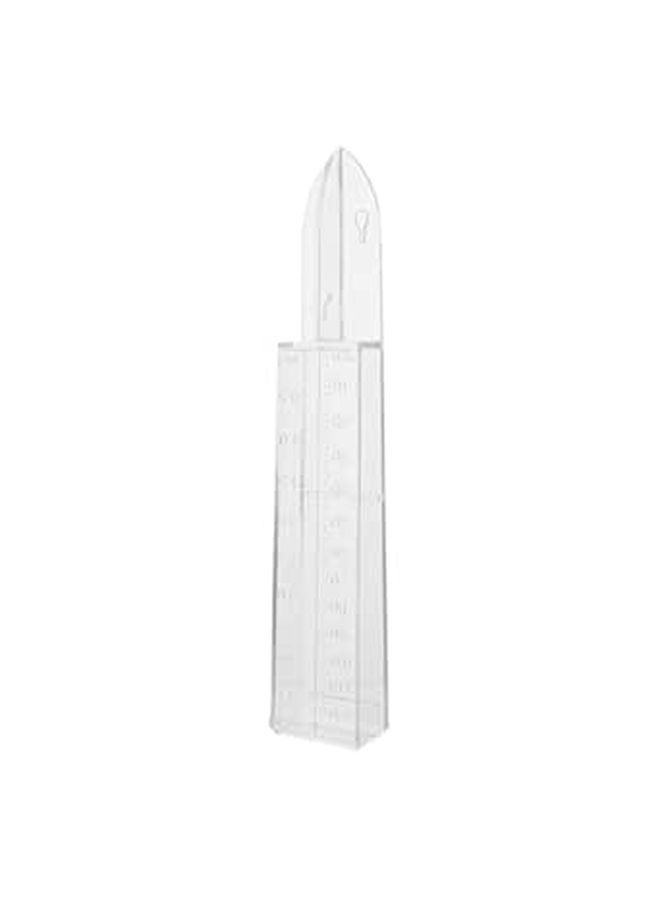 Accurate Plastic Outdoor Rain Gauge Measuring Cup Weather Instrument Rainfall Tube - Image 1